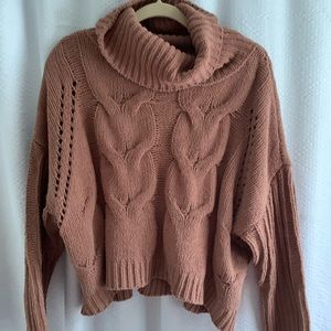 Chunky turtleneck sweater